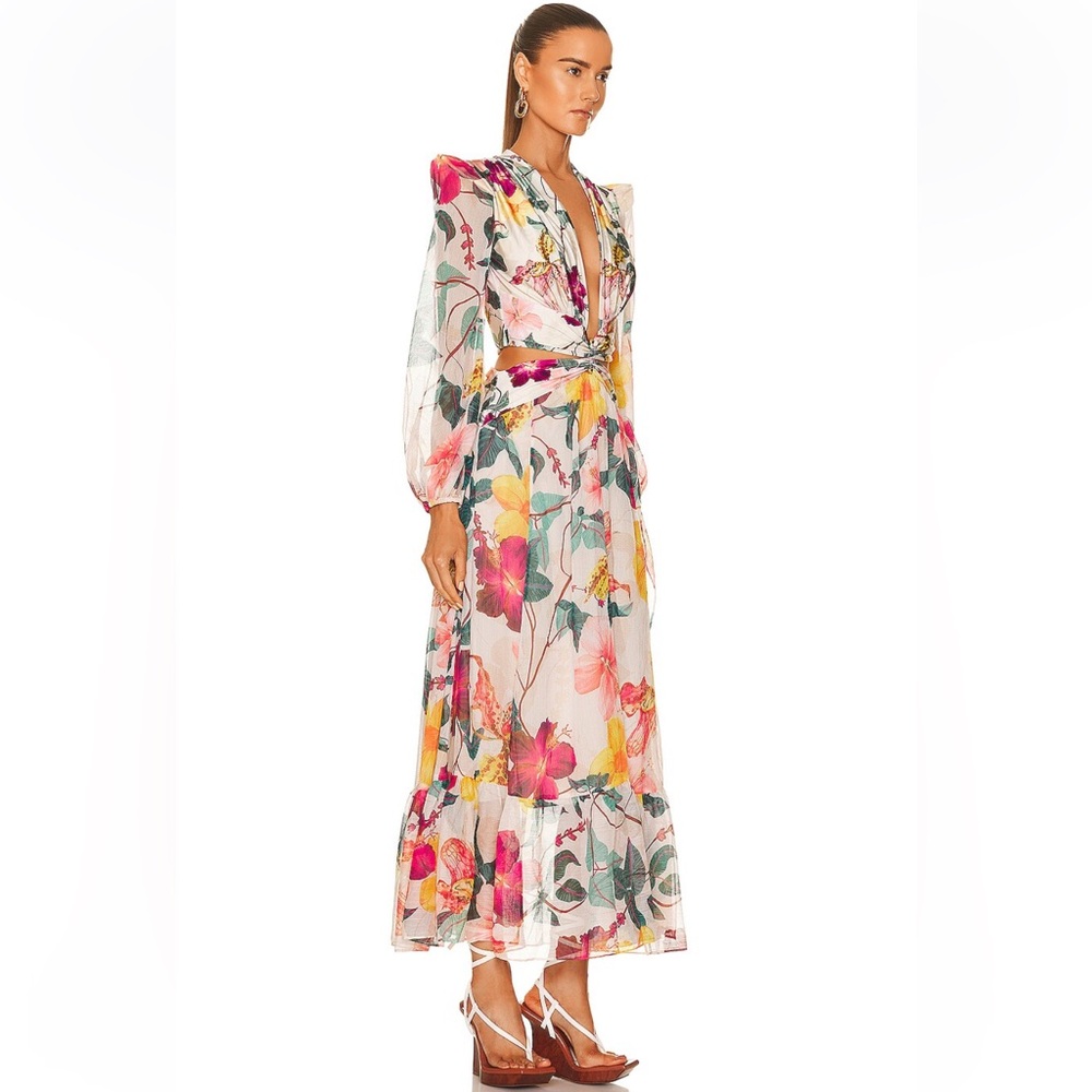 PatBO Hibiscus Cut Out Maxi Dress - Excellent Condition - Picture 2 of 11